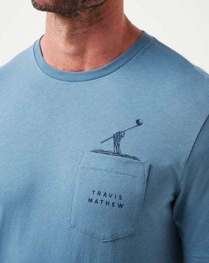 TravisMathew | Air Trick Tee - Captains Blue