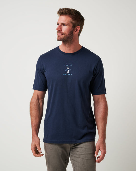 TravisMathew | Triple Up Tee - Total Eclipse