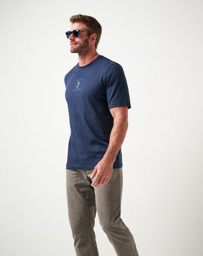 TravisMathew | Triple Up Tee - Total Eclipse