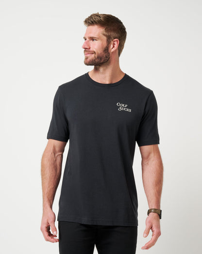 TravisMathew | Course Rules Tee - Black