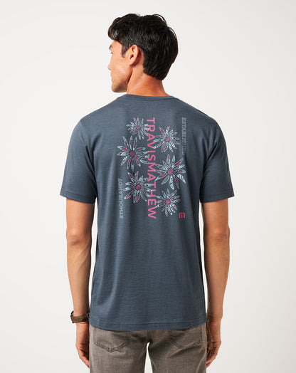 TravisMathew | Piece Of Paradise Tee - Mood Indigo/Vintage Indigo