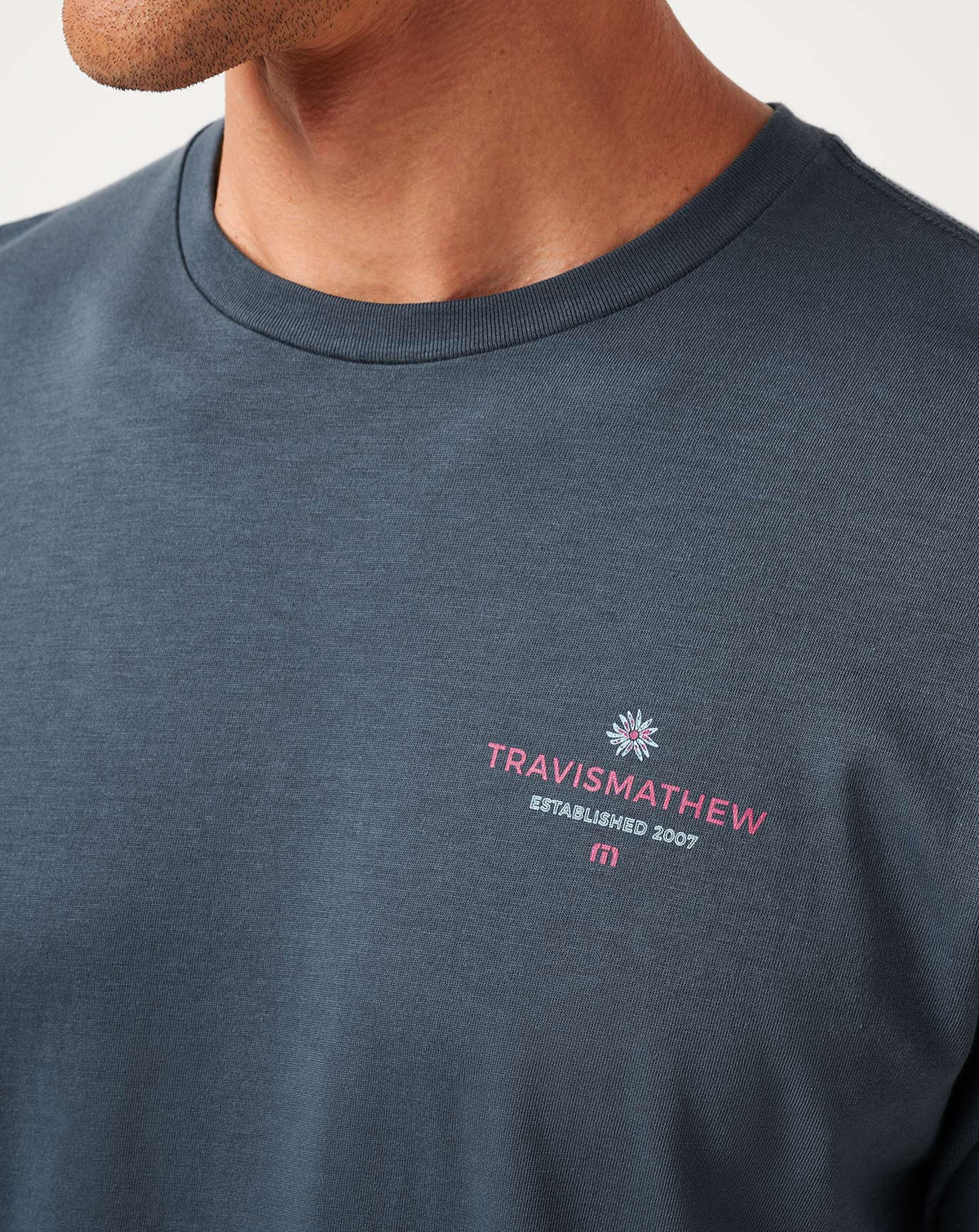 TravisMathew | Piece Of Paradise Tee - Mood Indigo/Vintage Indigo