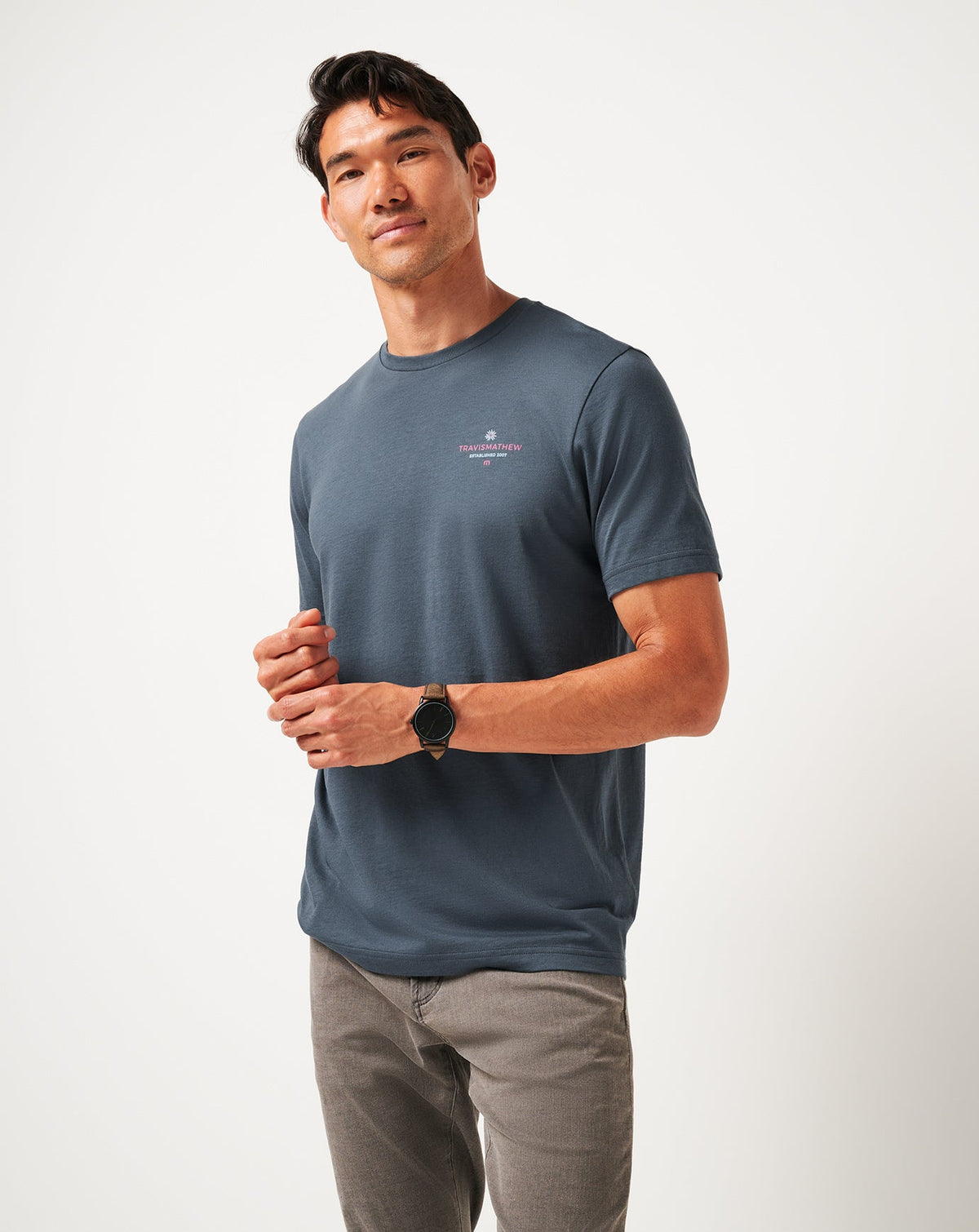 TravisMathew | Piece Of Paradise Tee - Mood Indigo/Vintage Indigo