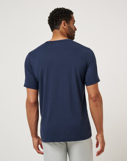 TravisMathew | Long Holiday Tee - Total Eclipse