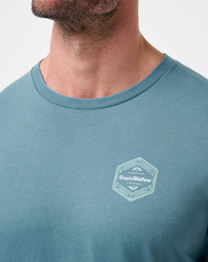 TravisMathew | Maximum Stay Tee - Captains Blue