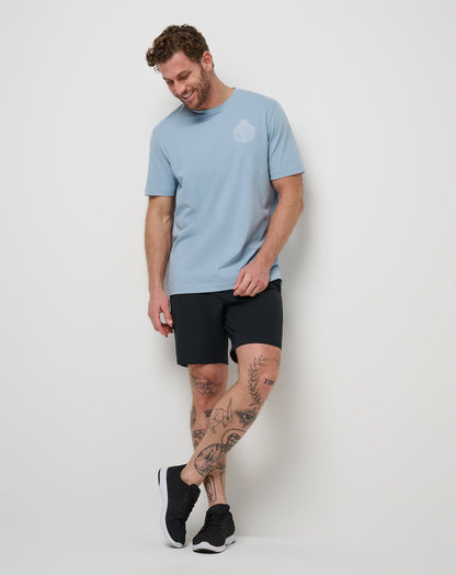 TravisMathew | Name Association Tee - Dusty Blue