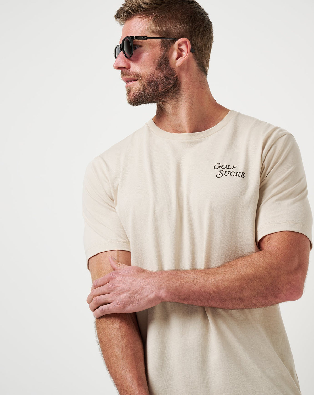 TravisMathew | Course Rules Tee - Italian Sand