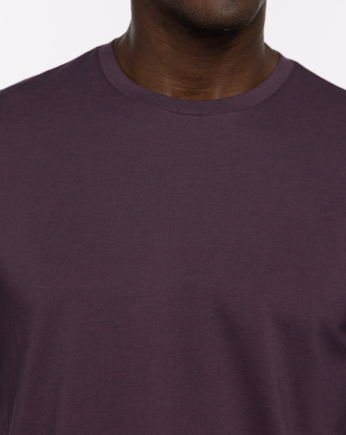 TravisMathew | The Crew Long Sleeve Tee - Mauve Wine/Blue Nights