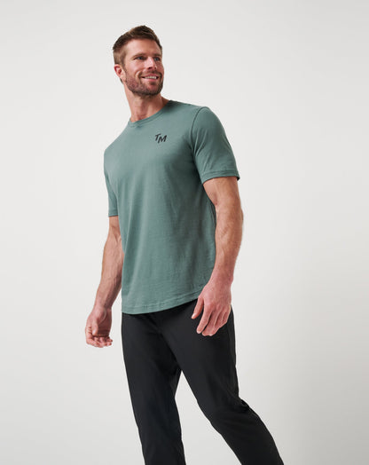 TravisMathew | End Around Tee - Balsam Green