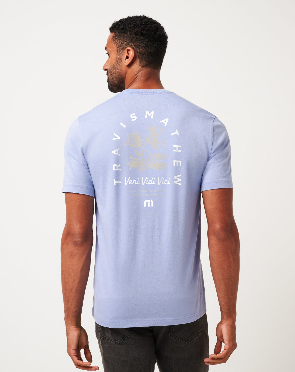 TravisMathew | Night Diver Tee - Heather Violet Storm