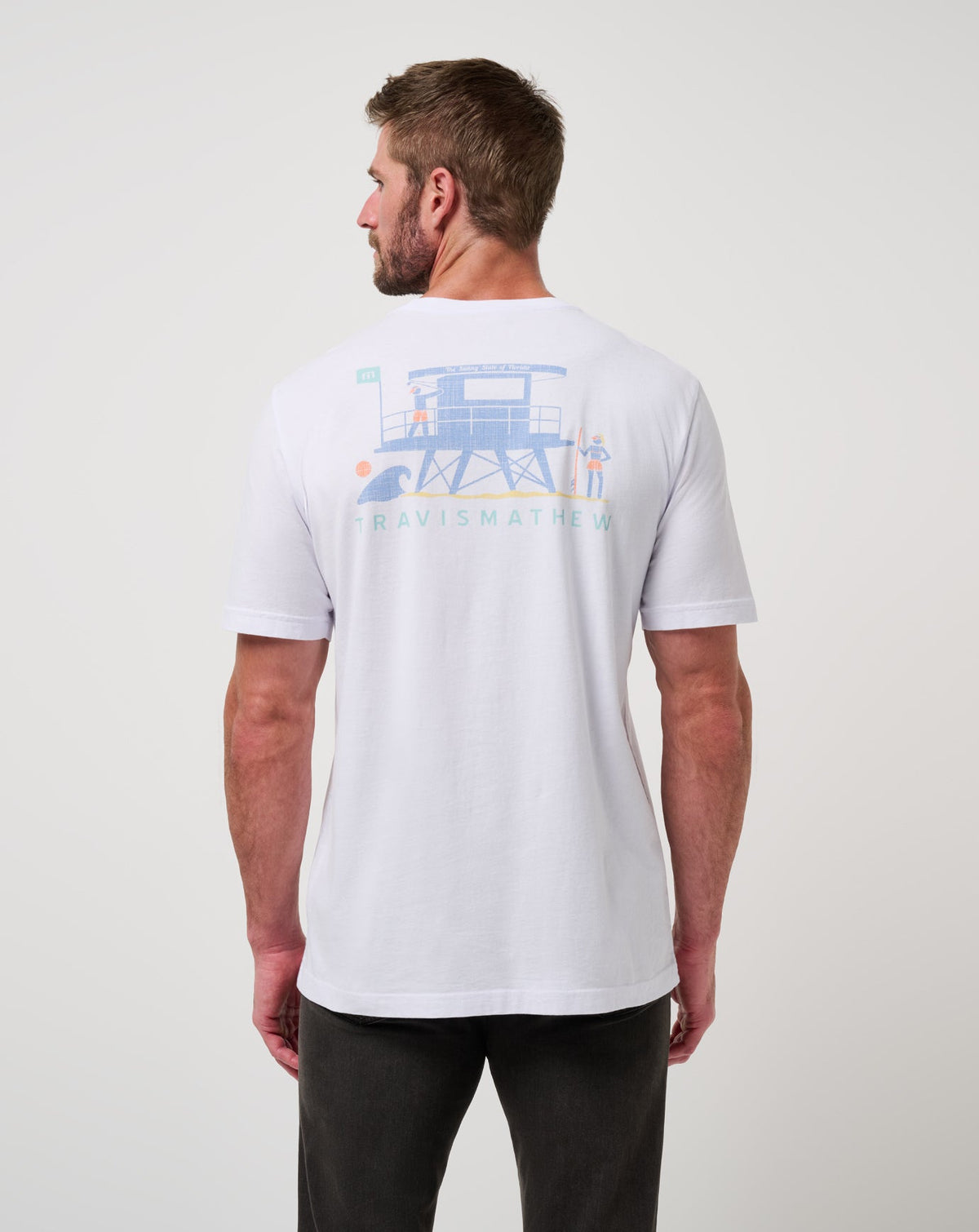 TravisMathew | Key West Kiss Tee - White