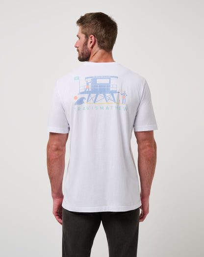 TravisMathew | Key West Kiss Tee - White