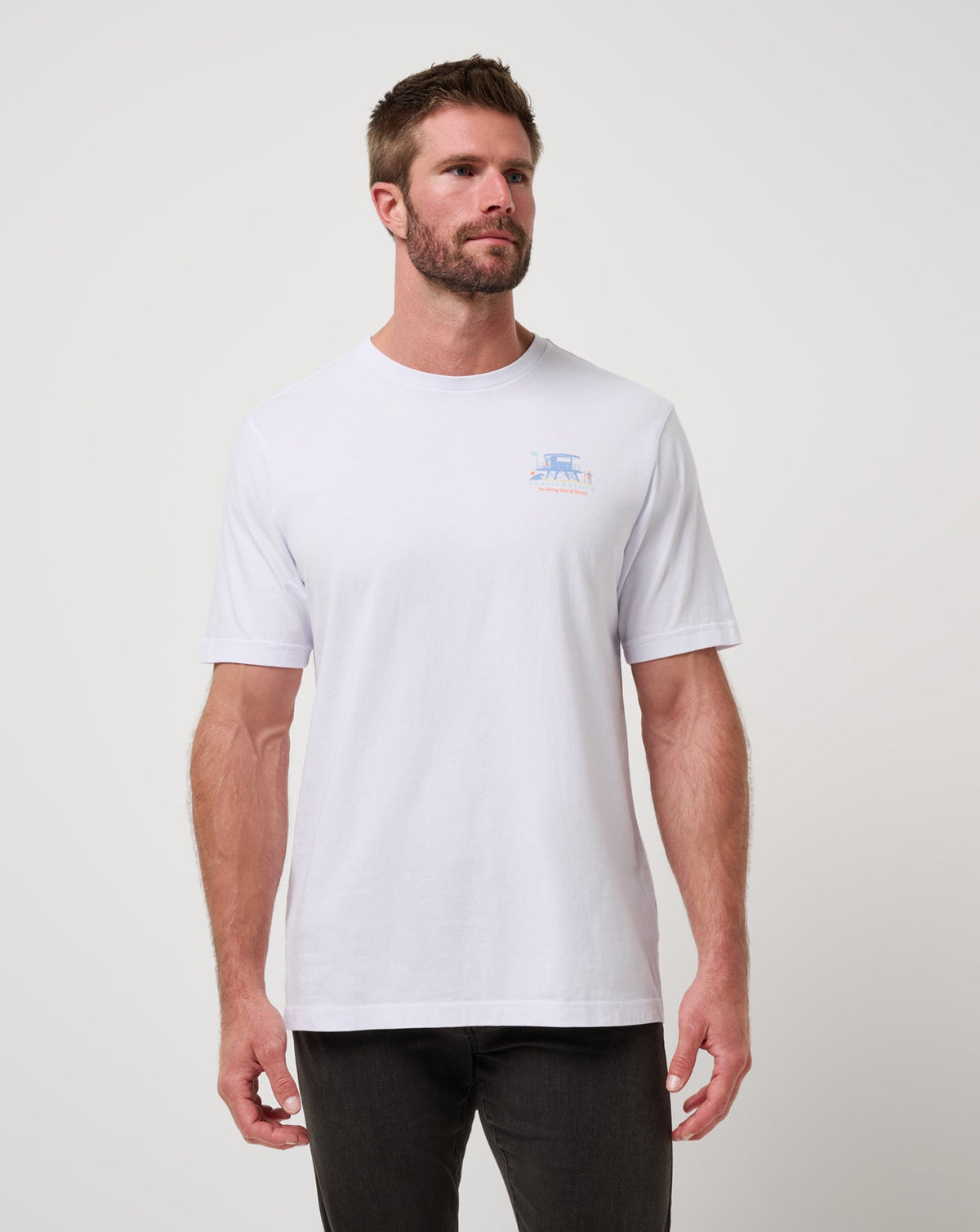 TravisMathew | Key West Kiss Tee - White