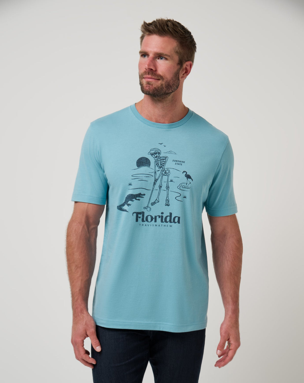 TravisMathew | Sunshine Shore Tee - Cameo