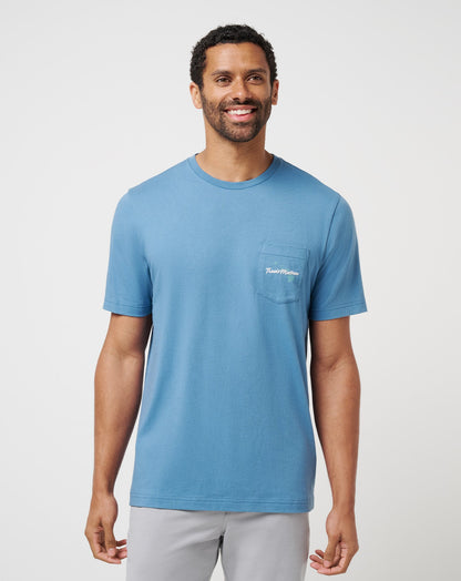 TravisMathew | Bungalow Bliss Tee - Stellar Blue