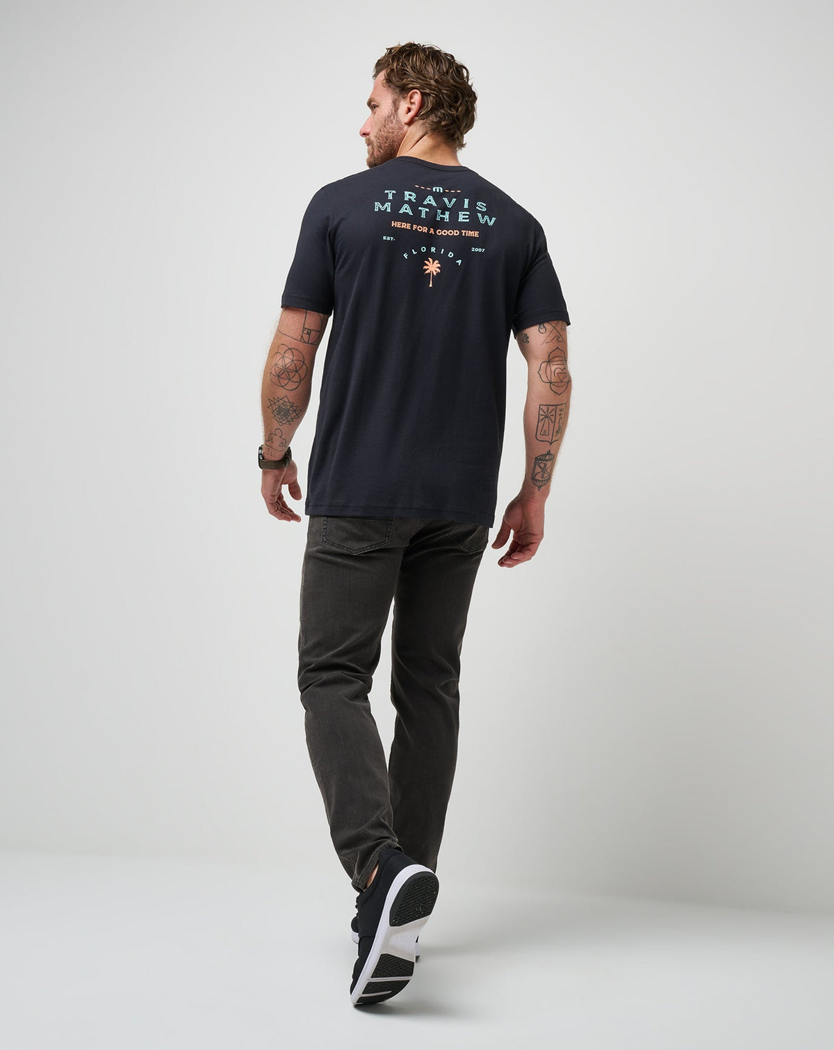 TravisMathew | Nautical Nines Tee - Black