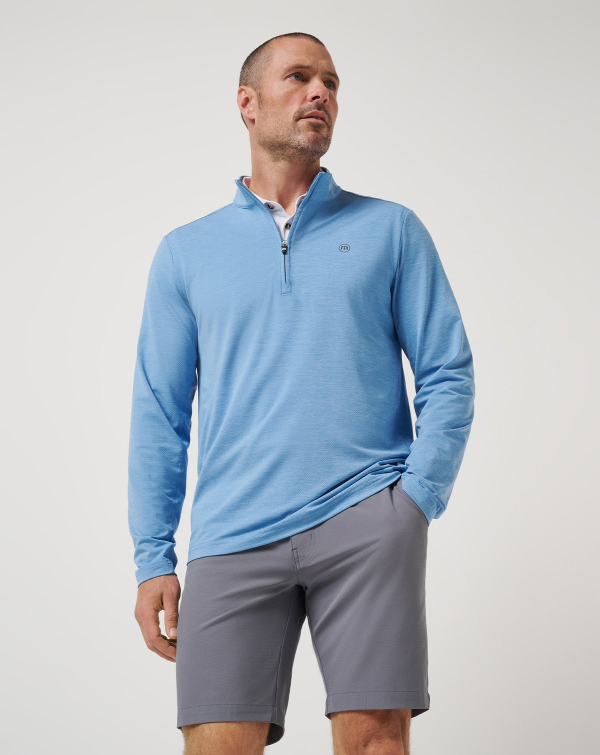 TravisMathew | Heater Pro Quarter Zip - Pacific Coast