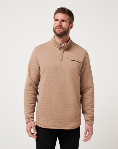 TravisMathew | Transatlantic Quarter Zip - Portabella
