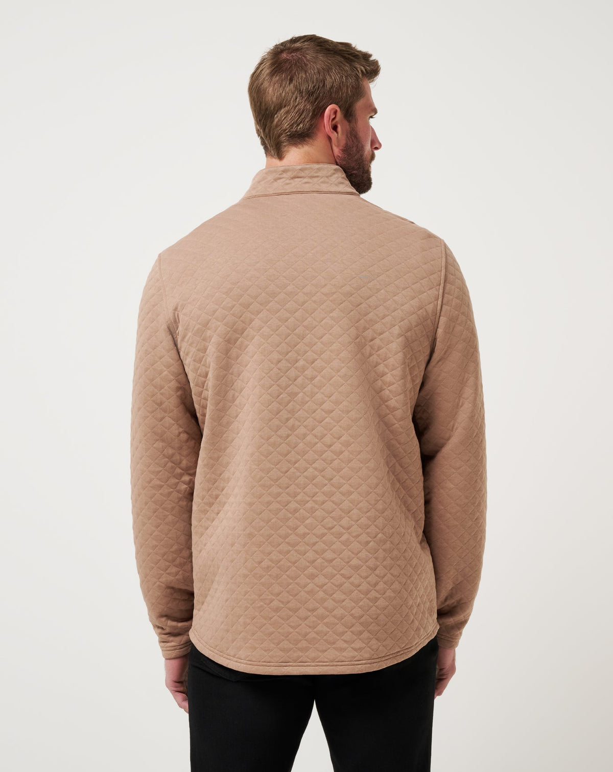 TravisMathew | Transatlantic Quarter Zip - Portabella