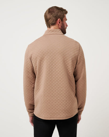 TravisMathew | Transatlantic Quarter Zip - Portabella