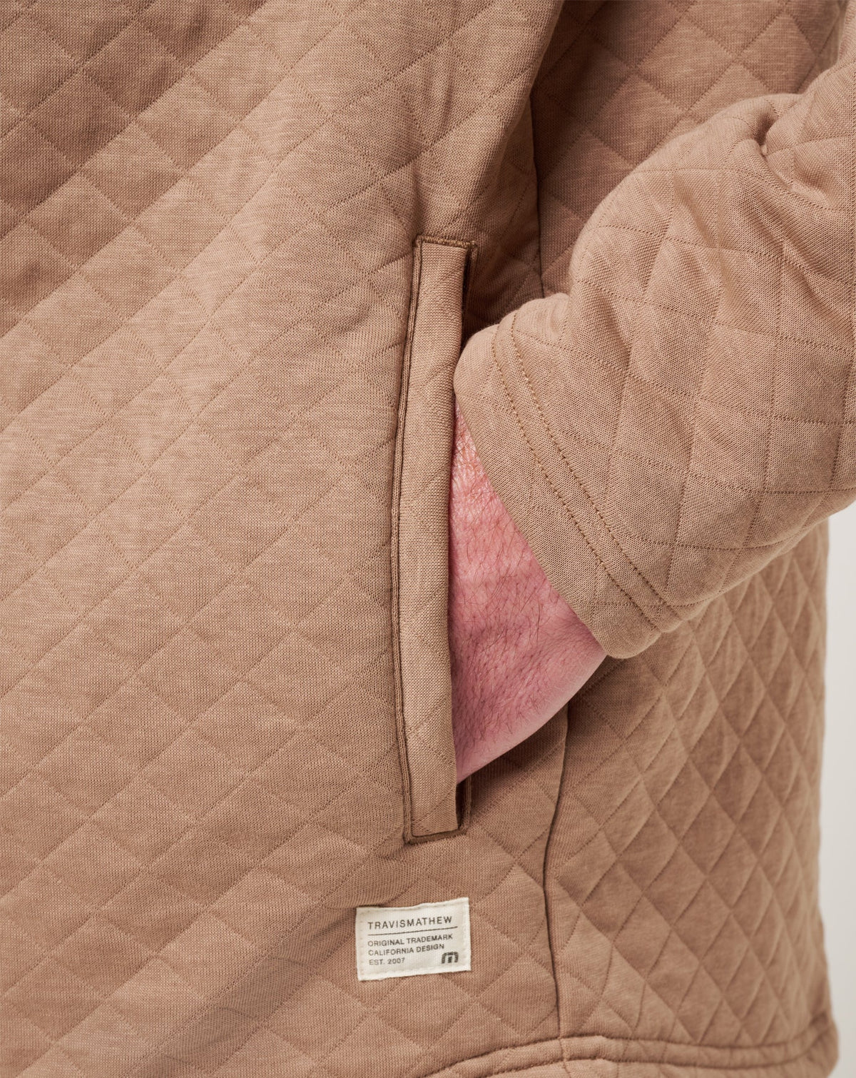TravisMathew | Transatlantic Quarter Zip - Portabella