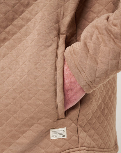 TravisMathew | Transatlantic Quarter Zip - Portabella