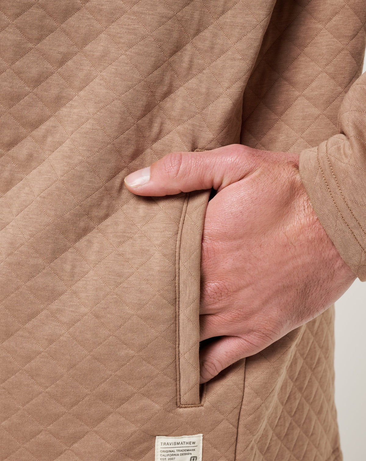 TravisMathew | Transatlantic Quarter Zip - Portabella