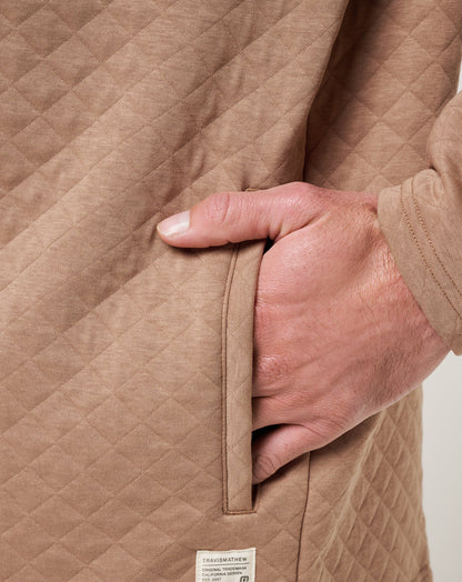 TravisMathew | Transatlantic Quarter Zip - Portabella
