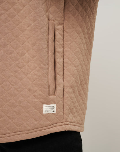 TravisMathew | Transatlantic Quarter Zip - Portabella