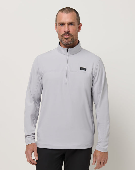 TravisMathew | Wanderlust Quarter Zip - Micro Chip
