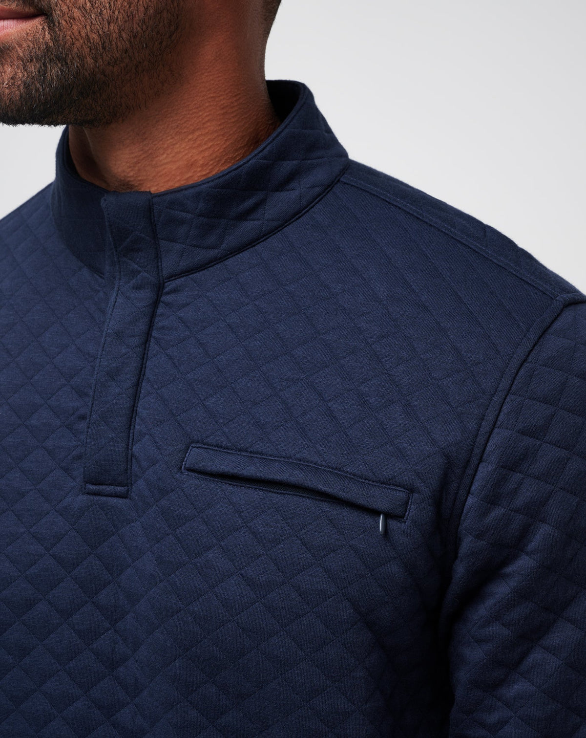 TravisMathew | Transatlantic Quarter Zip - Total Eclipse