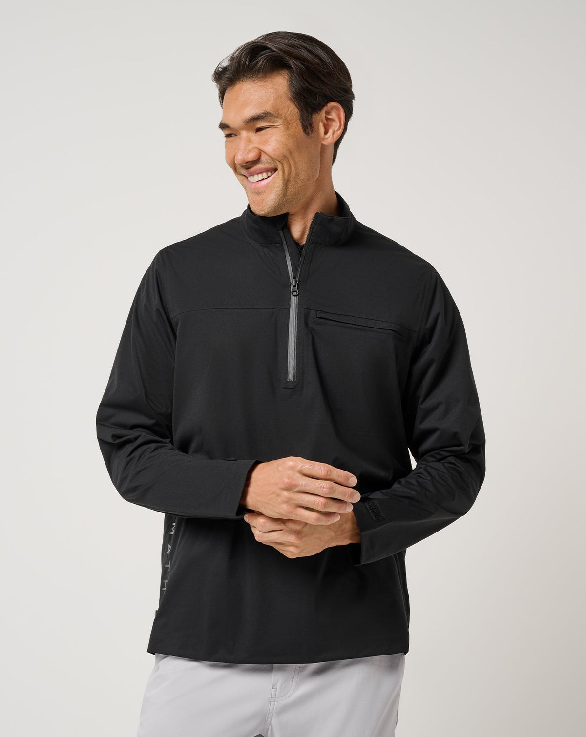 TravisMathew | On Course 2.0 Quarter Zip - Black