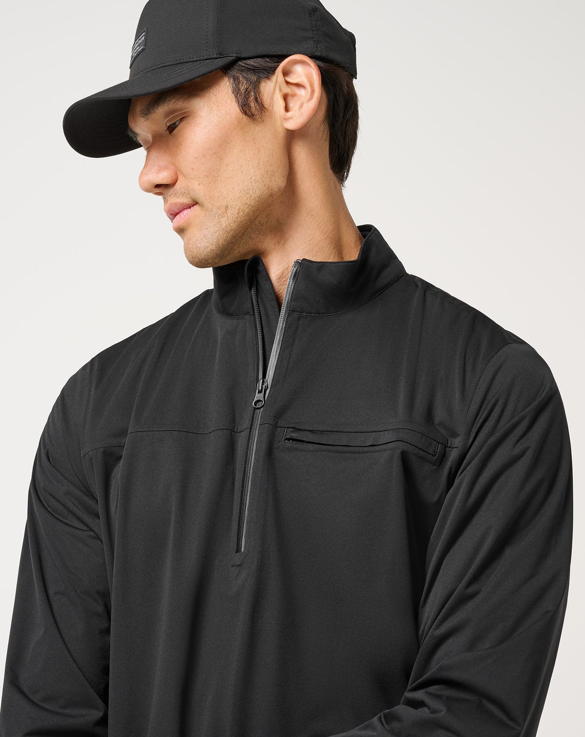 TravisMathew | On Course 2.0 Quarter Zip - Black