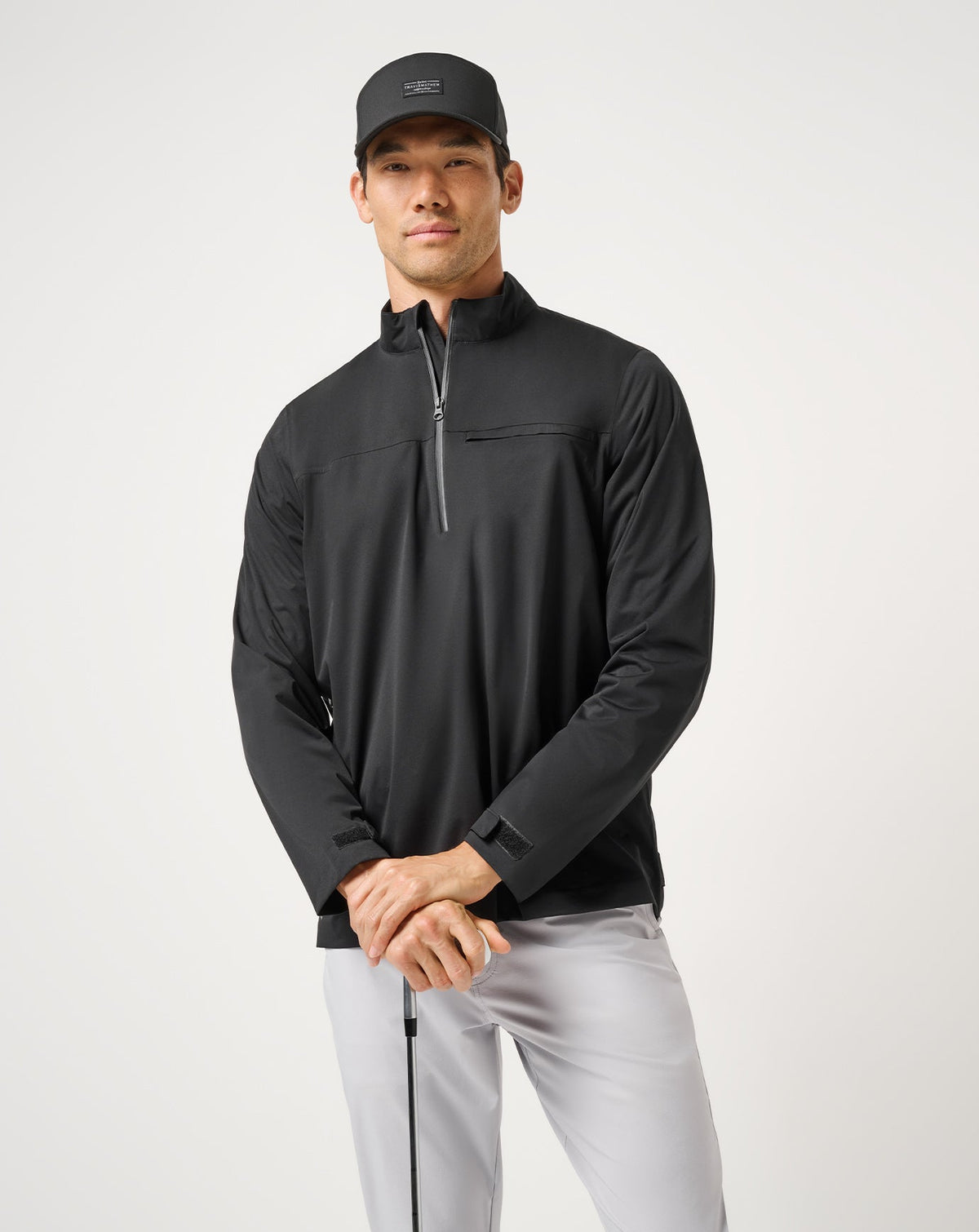 TravisMathew | On Course 2.0 Quarter Zip - Black