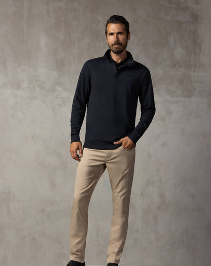 TravisMathew | Cloud Quarter Zip 2.0 - Black
