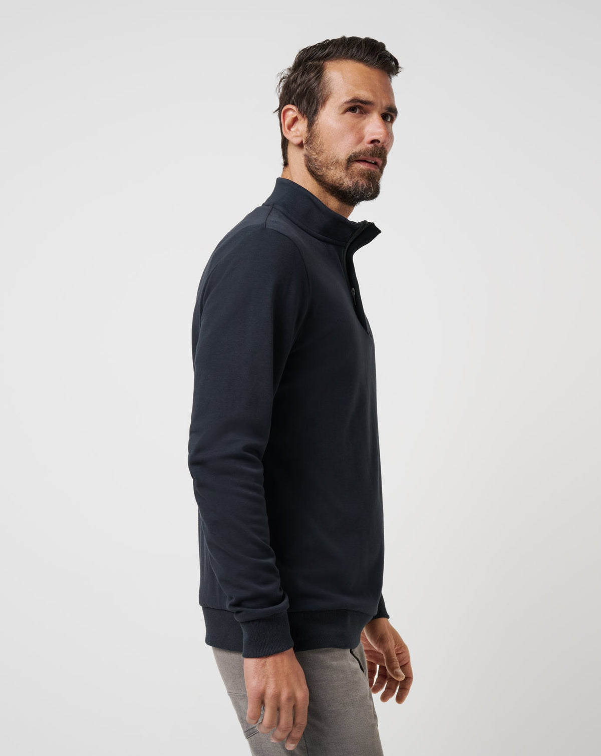 TravisMathew | Cloud Quarter Zip 2.0 - Black