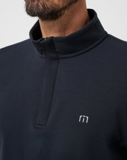 TravisMathew | Cloud Quarter Zip 2.0 - Black