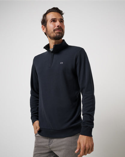 TravisMathew | Cloud Quarter Zip 2.0 - Black