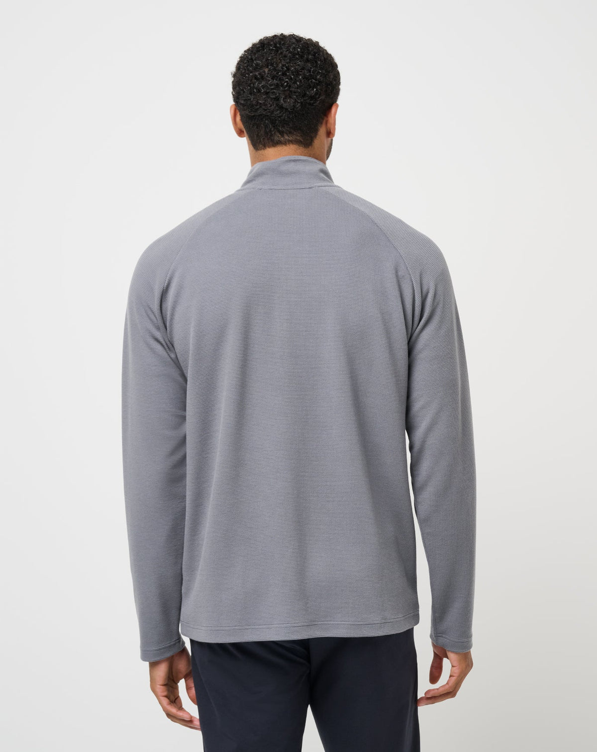 TravisMathew | Performance Waffle Quarter Zip - Quiet Shade