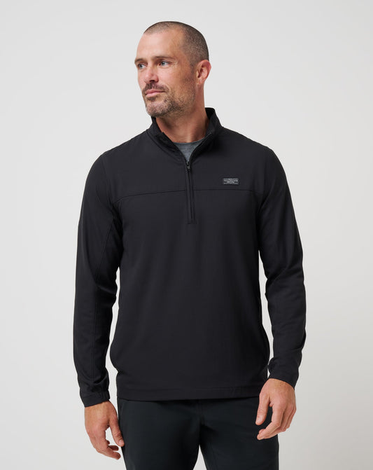 TravisMathew | Wanderlust Quarter Zip - Black