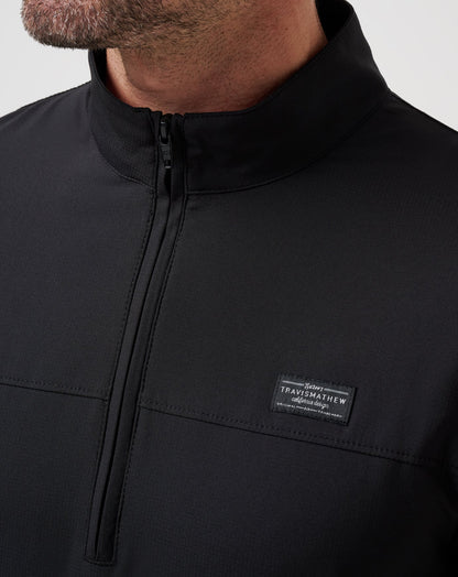 TravisMathew | Wanderlust Quarter Zip - Black
