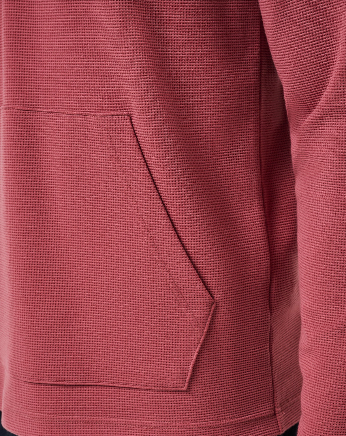 TravisMathew | Performance Waffle Quarter Zip - Roan Rouge