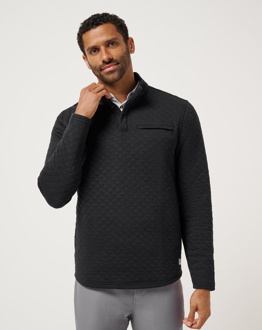 TravisMathew | Transatlantic Quarter Zip - Black