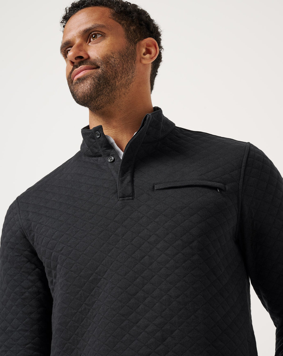 TravisMathew | Transatlantic Quarter Zip - Black
