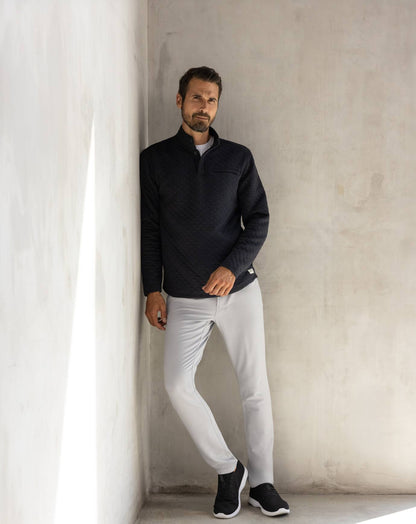 TravisMathew | Transatlantic Quarter Zip - Black