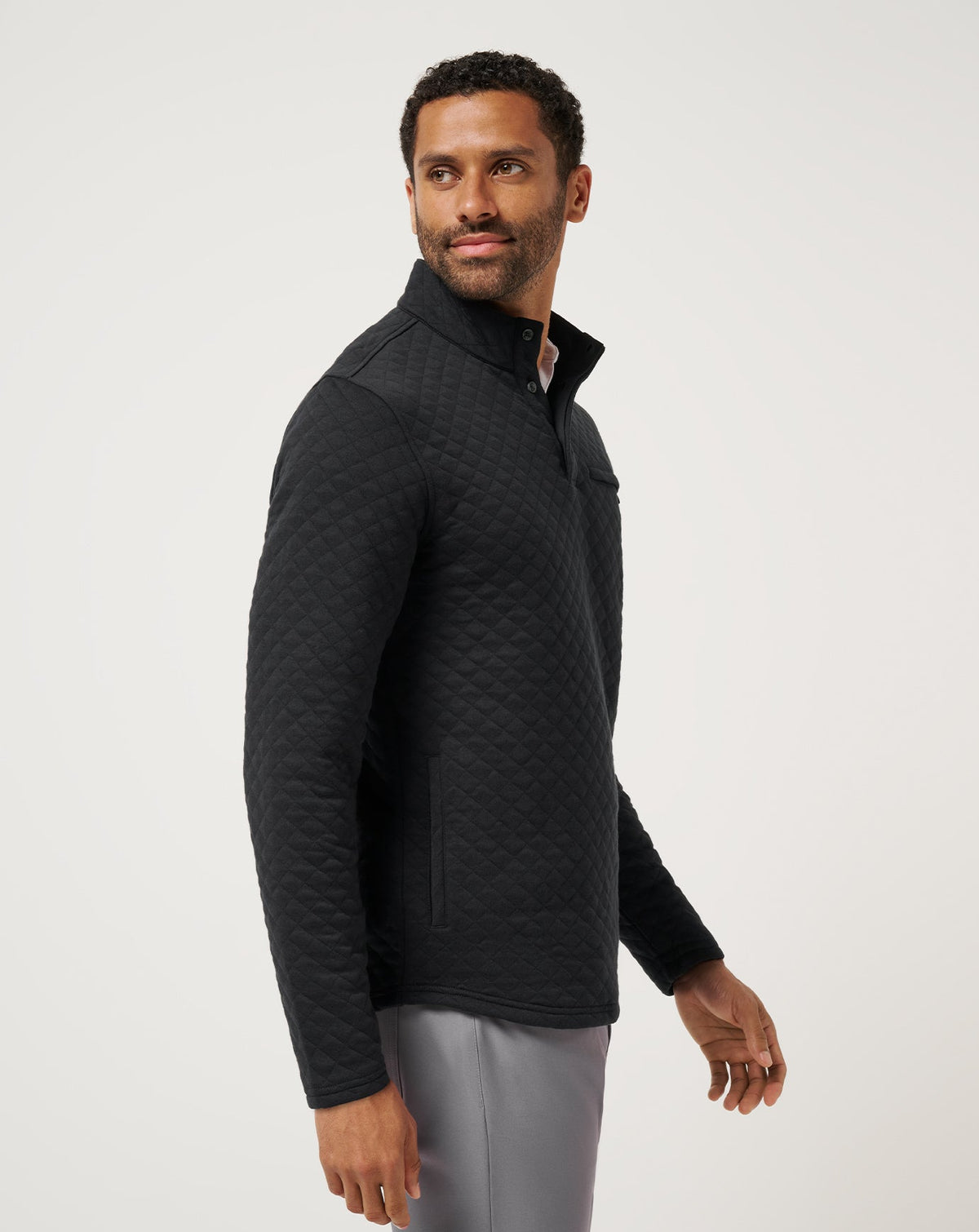 TravisMathew | Transatlantic Quarter Zip - Black