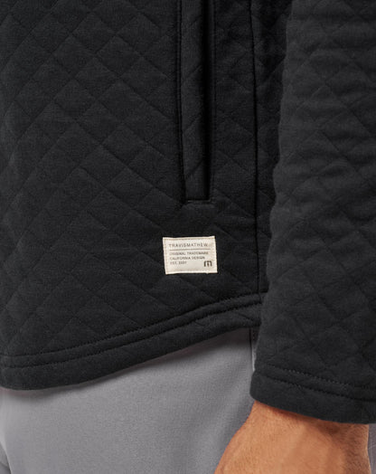 TravisMathew | Transatlantic Quarter Zip - Black