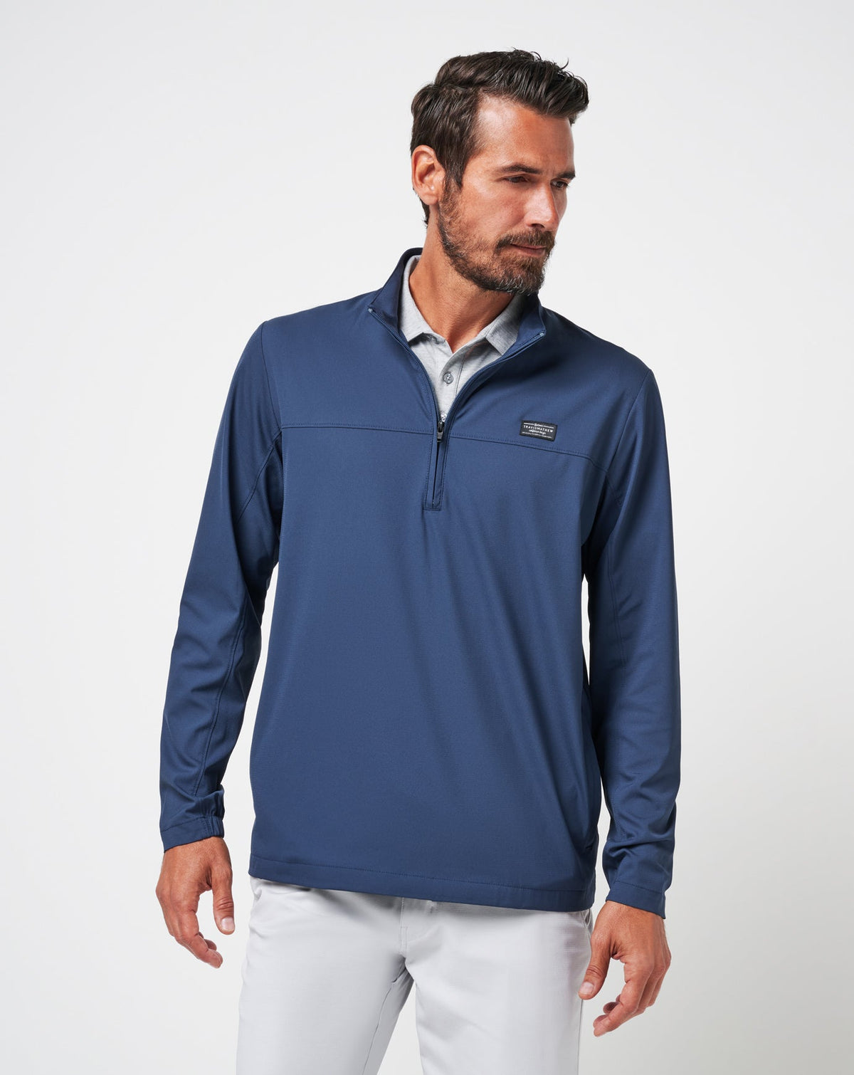 TravisMathew | Wanderlust Quarter Zip - Mood Indigo