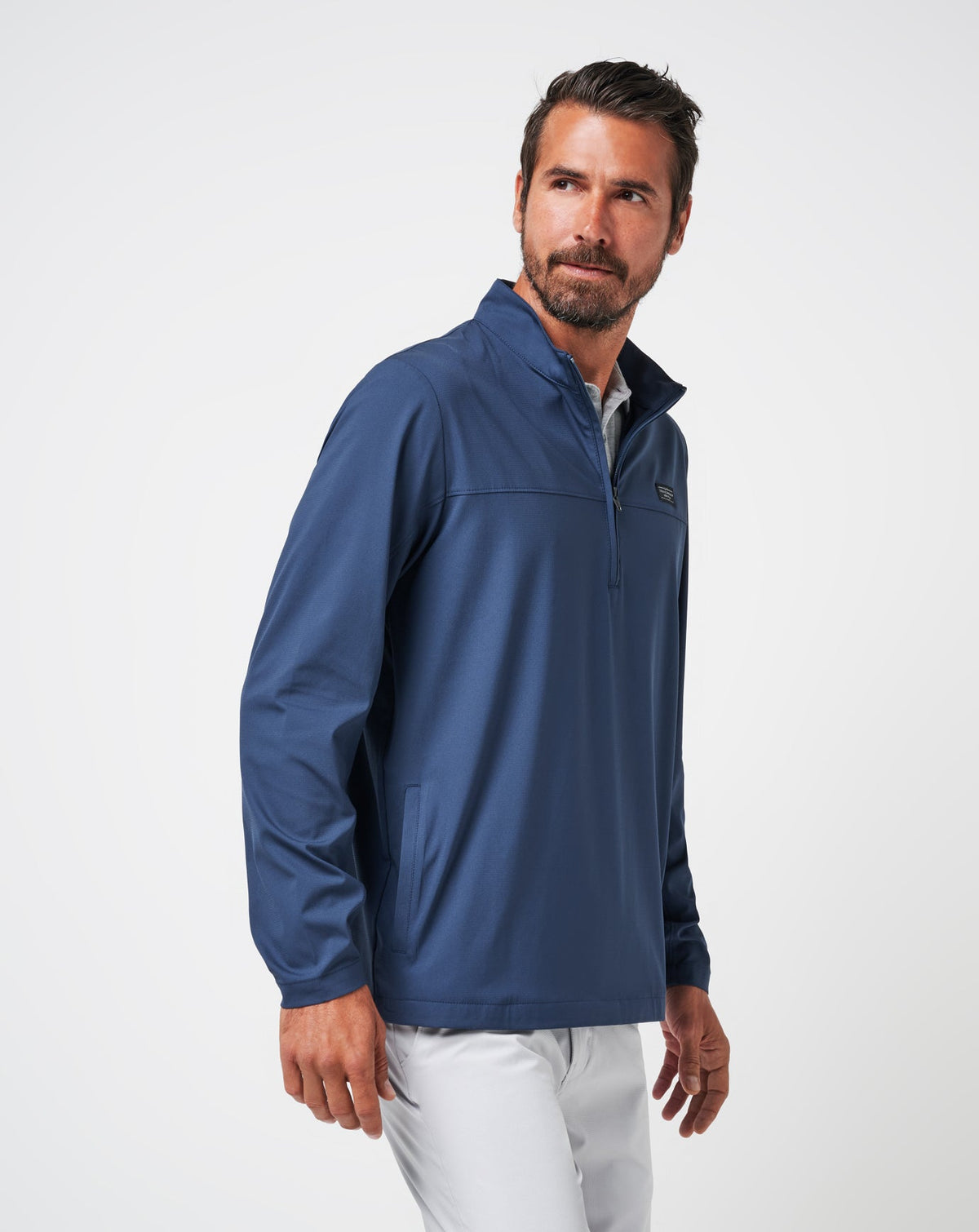 TravisMathew | Wanderlust Quarter Zip - Mood Indigo
