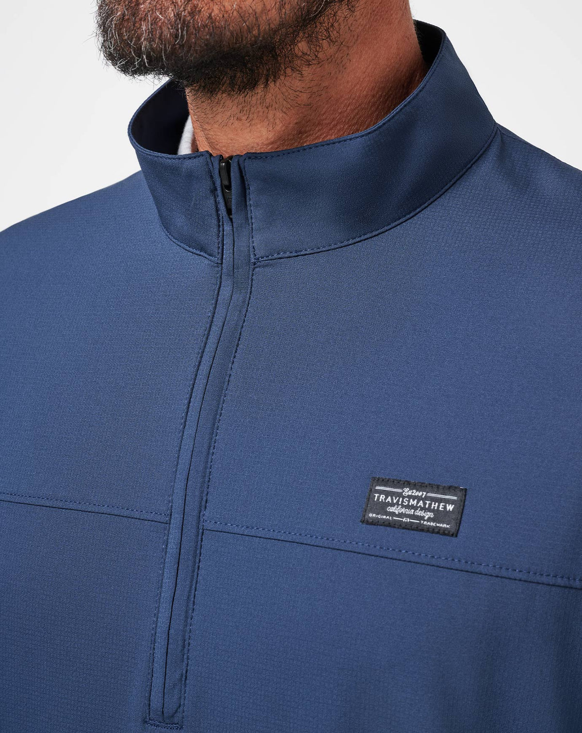 TravisMathew | Wanderlust Quarter Zip - Mood Indigo